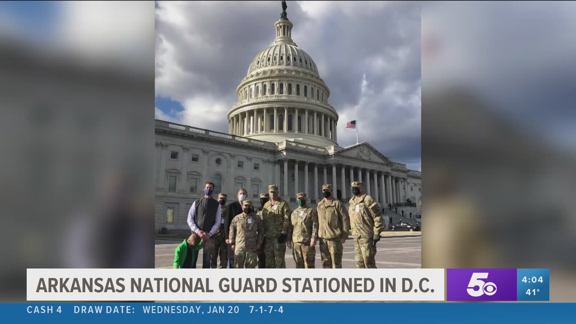 Arkansas National Guard stationed in Washington DC