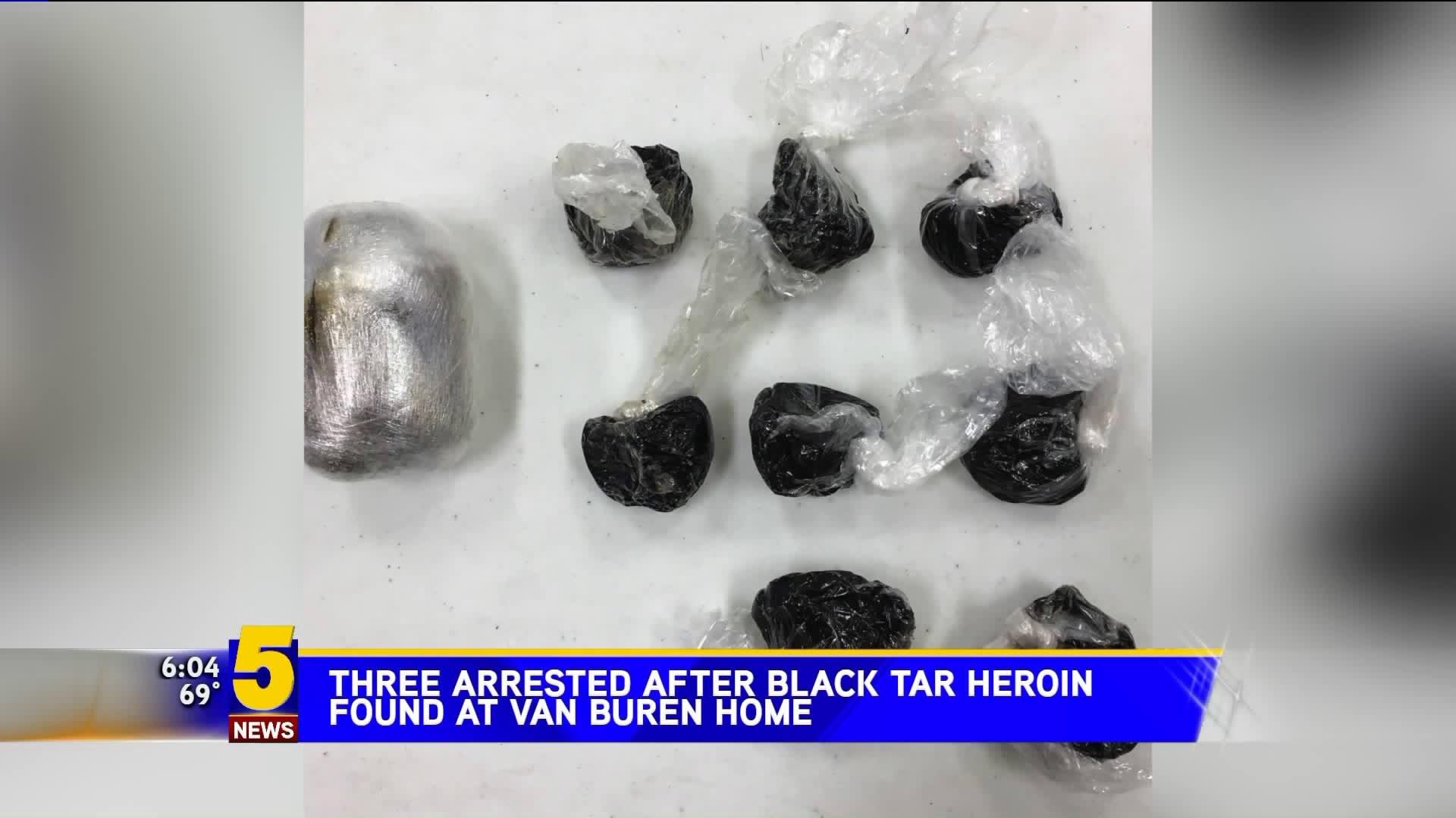 Three Arrested After Heroin Bust