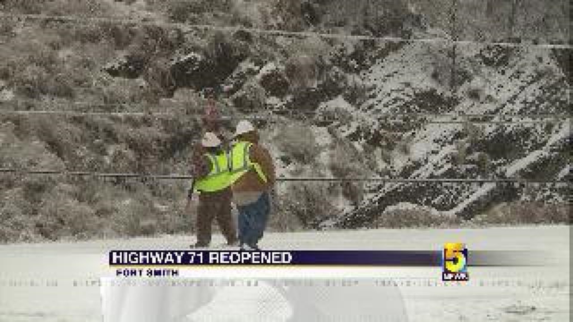 Roadways reopened in Fort Smith