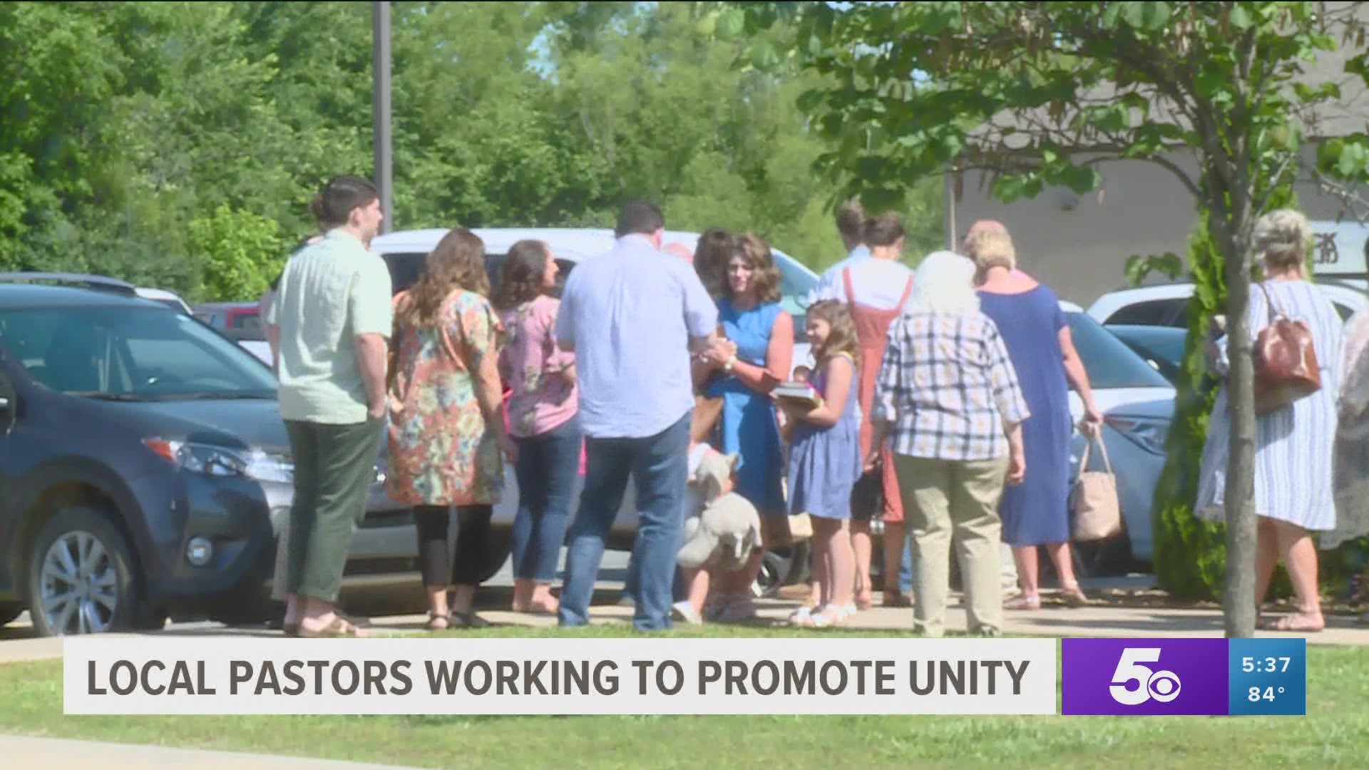 Local pastors working to promote unity