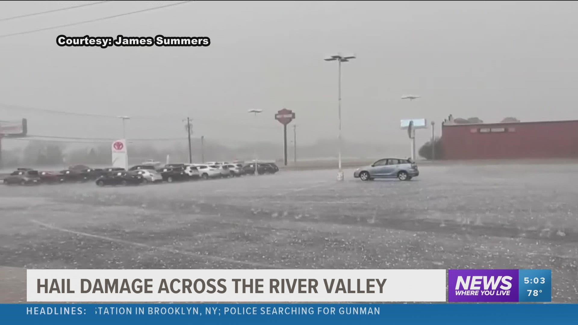Many across the River Valley are left with hail damage from Monday’s severe storms, so we spoke with an insurance agent about what you need to do if you have damage.