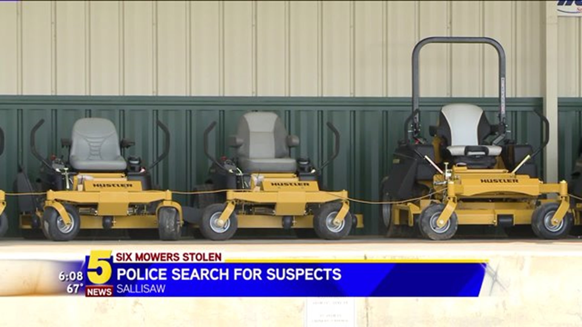 Suspects Steal Mowers From Taylor Rental Center In Sallisaw, Police Say