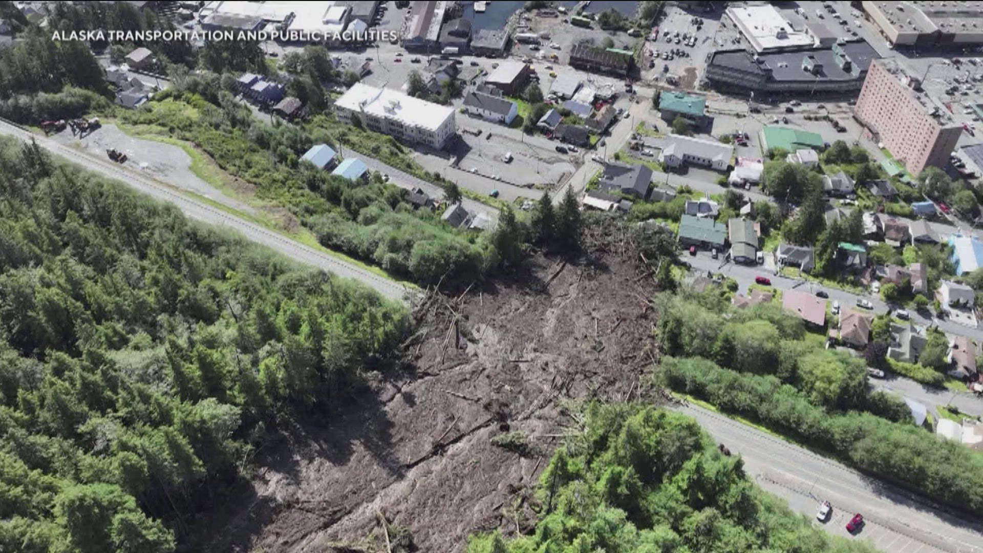 There are fears of more landslides in Alaska.