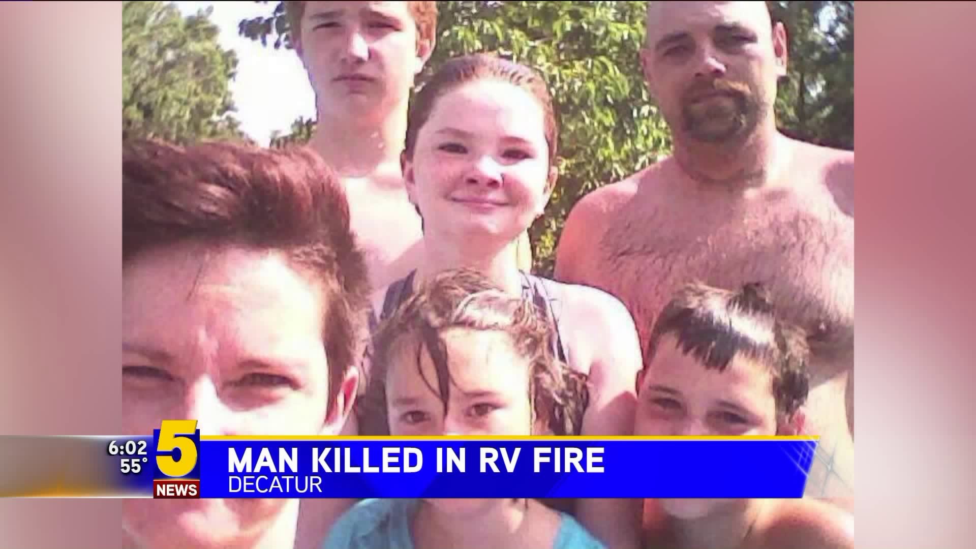 Man Killed in RV Fire in Decatur