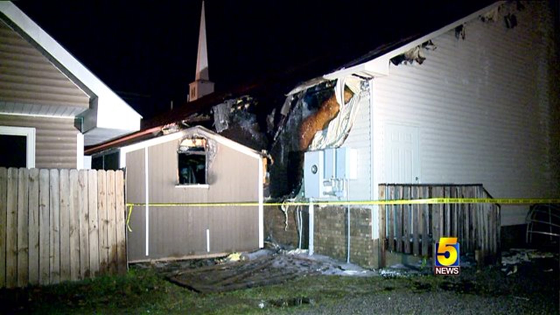 Church Catches Fire
