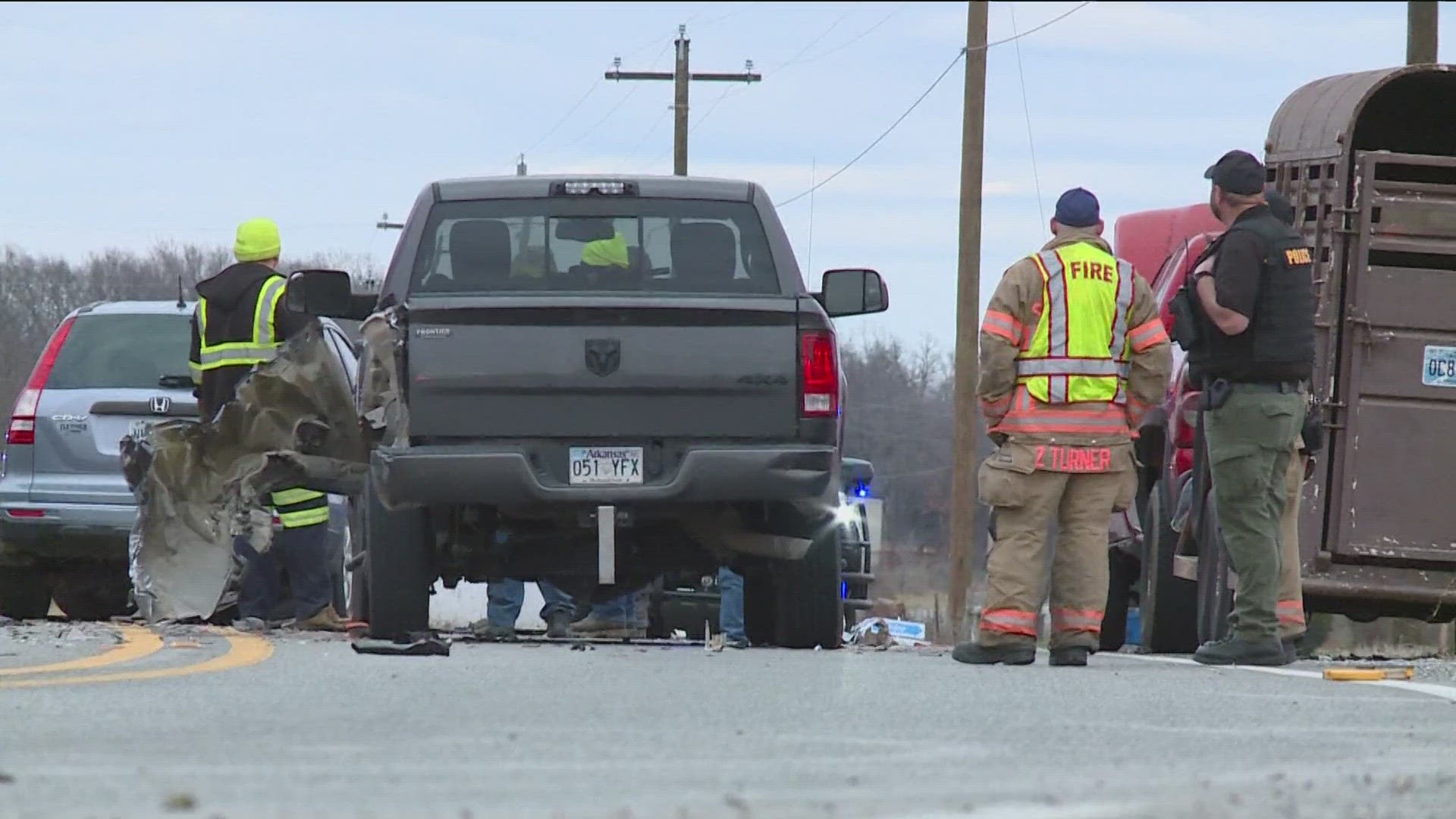 Christopher Derossett, 40, of Siloam Springs died from injuries sustained in the crash.