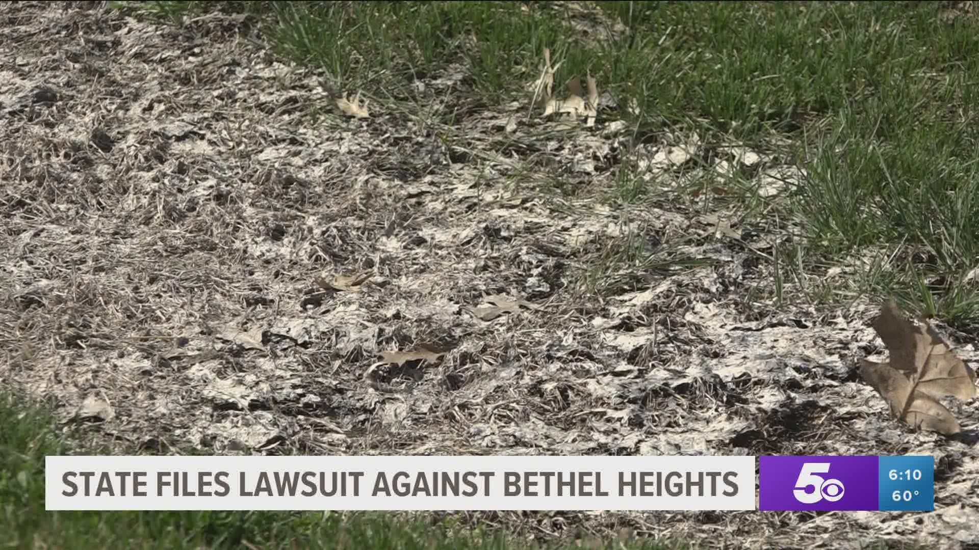 State files lawsuit against Bethel Heights