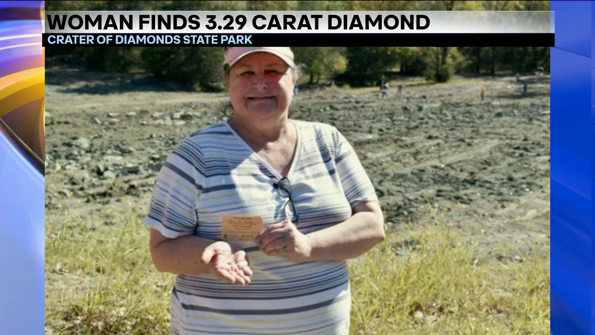Woman Finds 3.29 Carat Diamond At Arkansas State Park