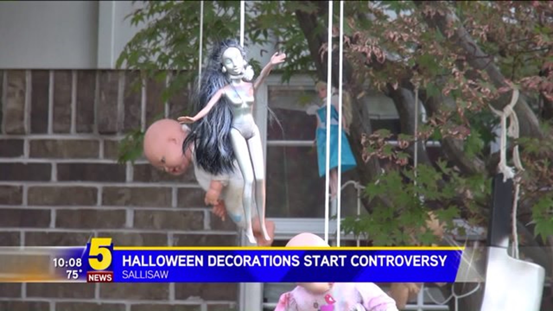 Halloween Decorations Starts Controversy