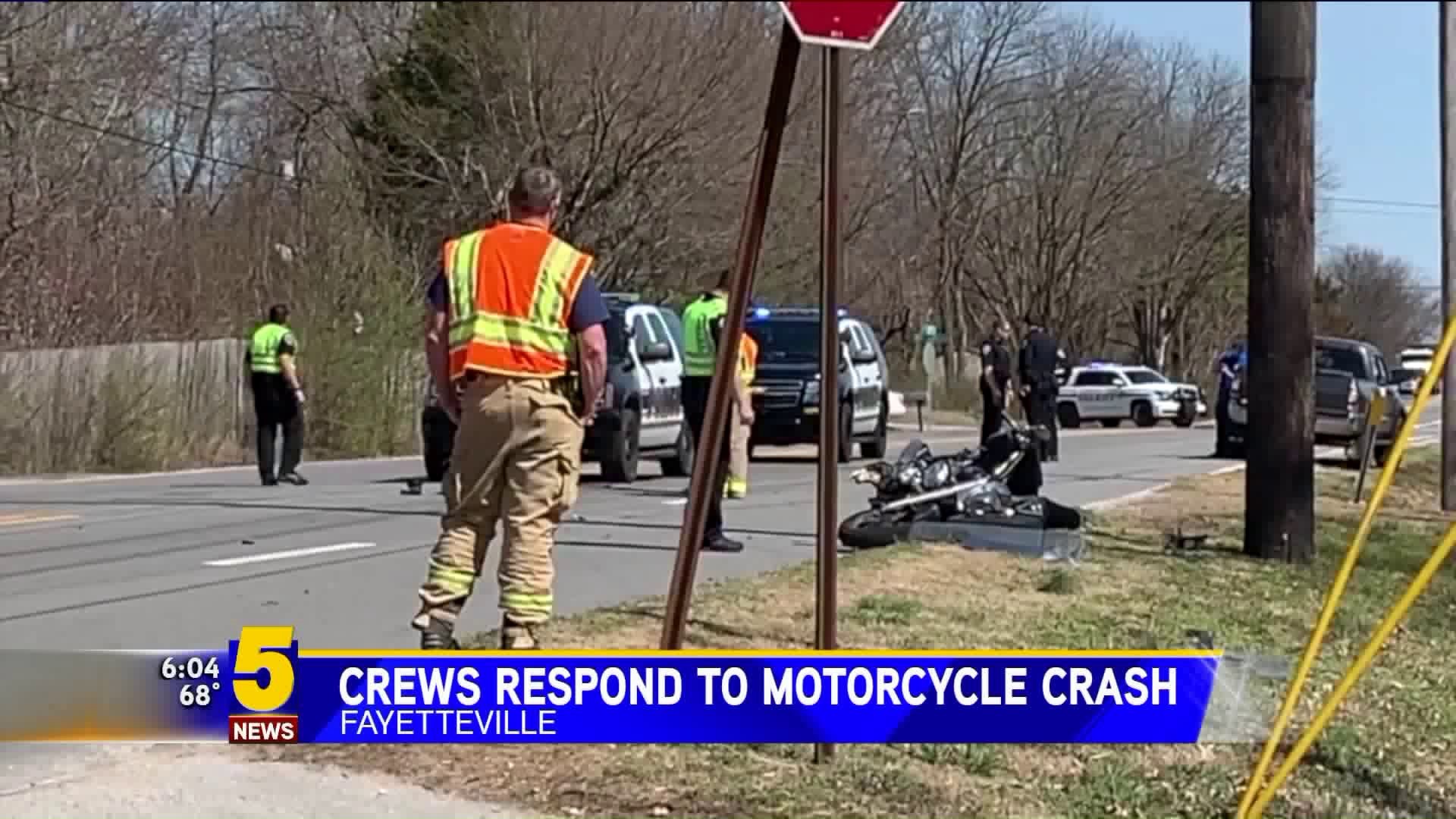Crews Respond To Motorcycle Crash