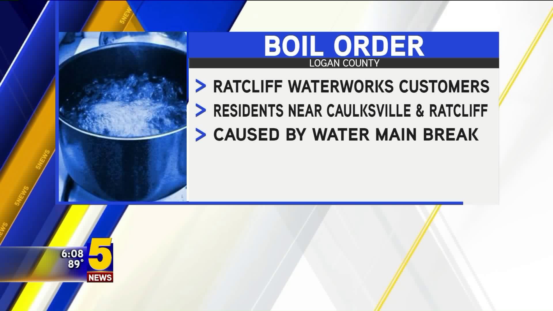 Boil Order Issued For Logan County Residents Along Highway 23