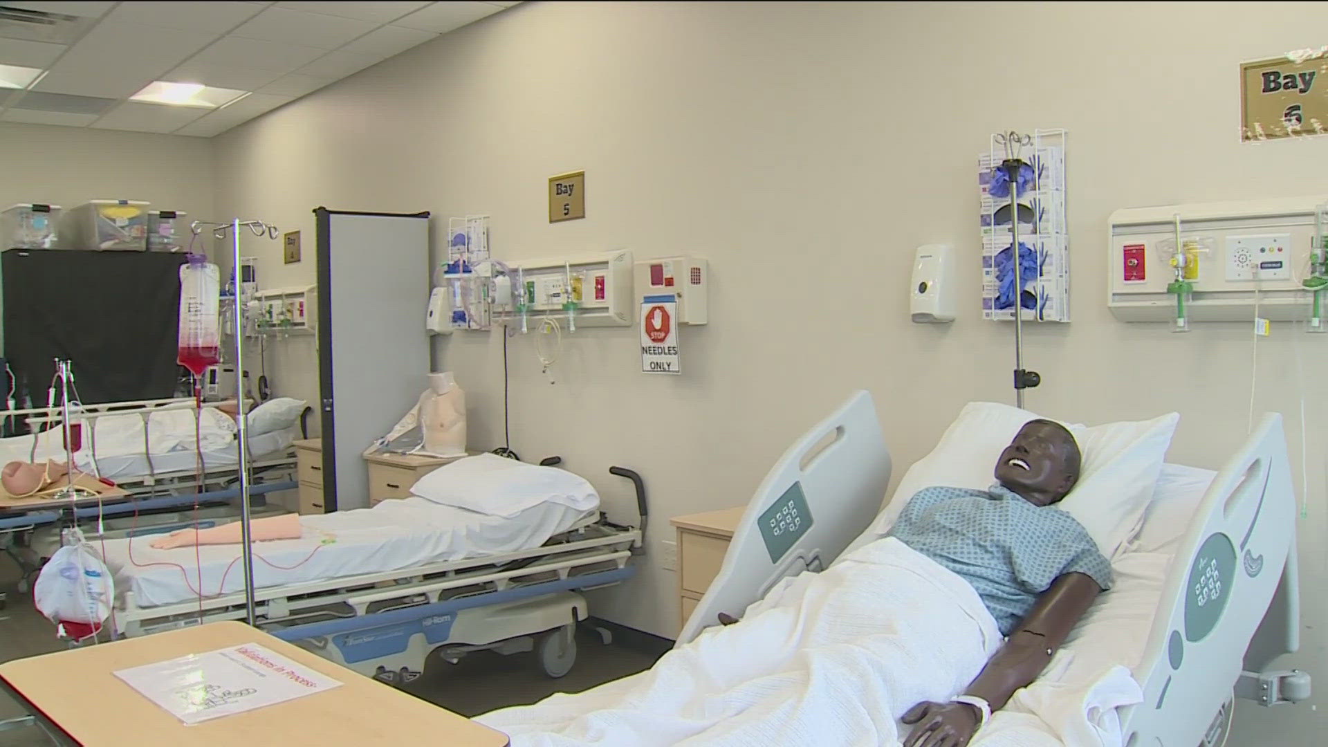 It's all part of the university's "Come Explore Nursing" event out at Mercy Hospital.