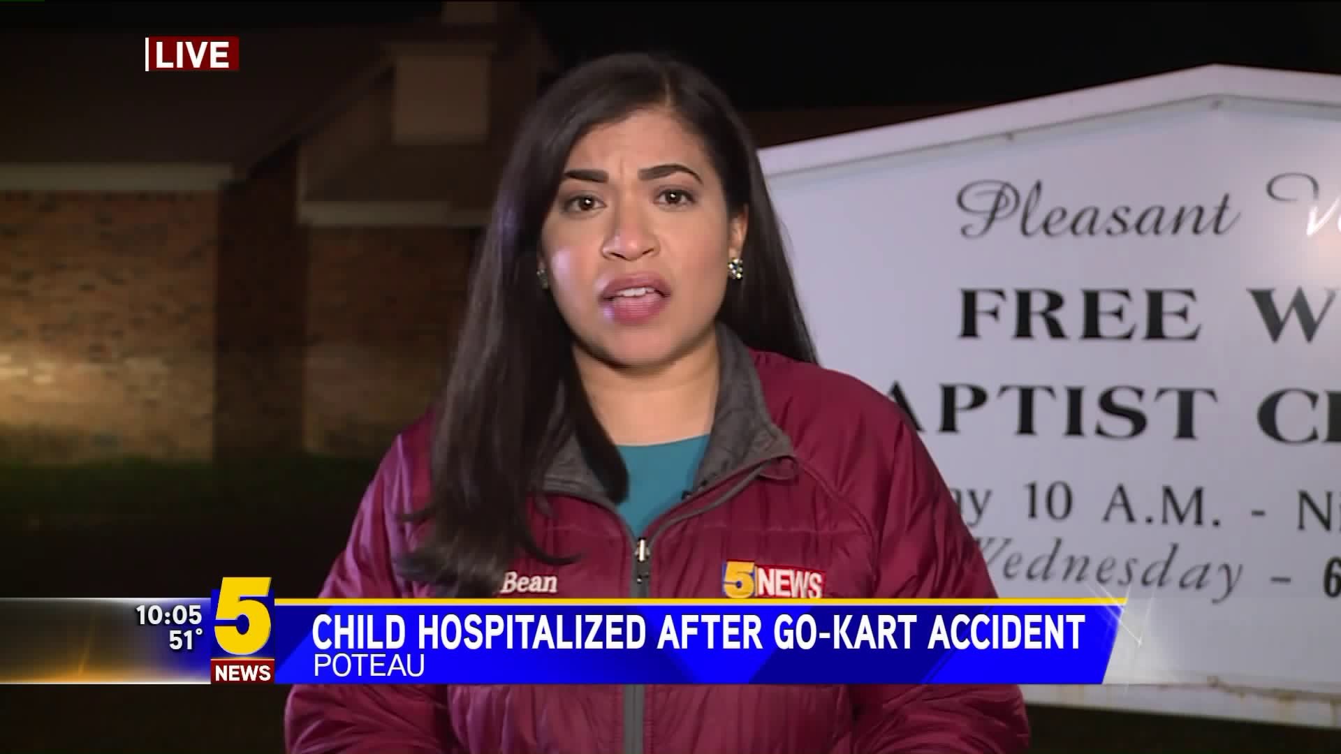 Child Hospitalized After Go-Kart Accident