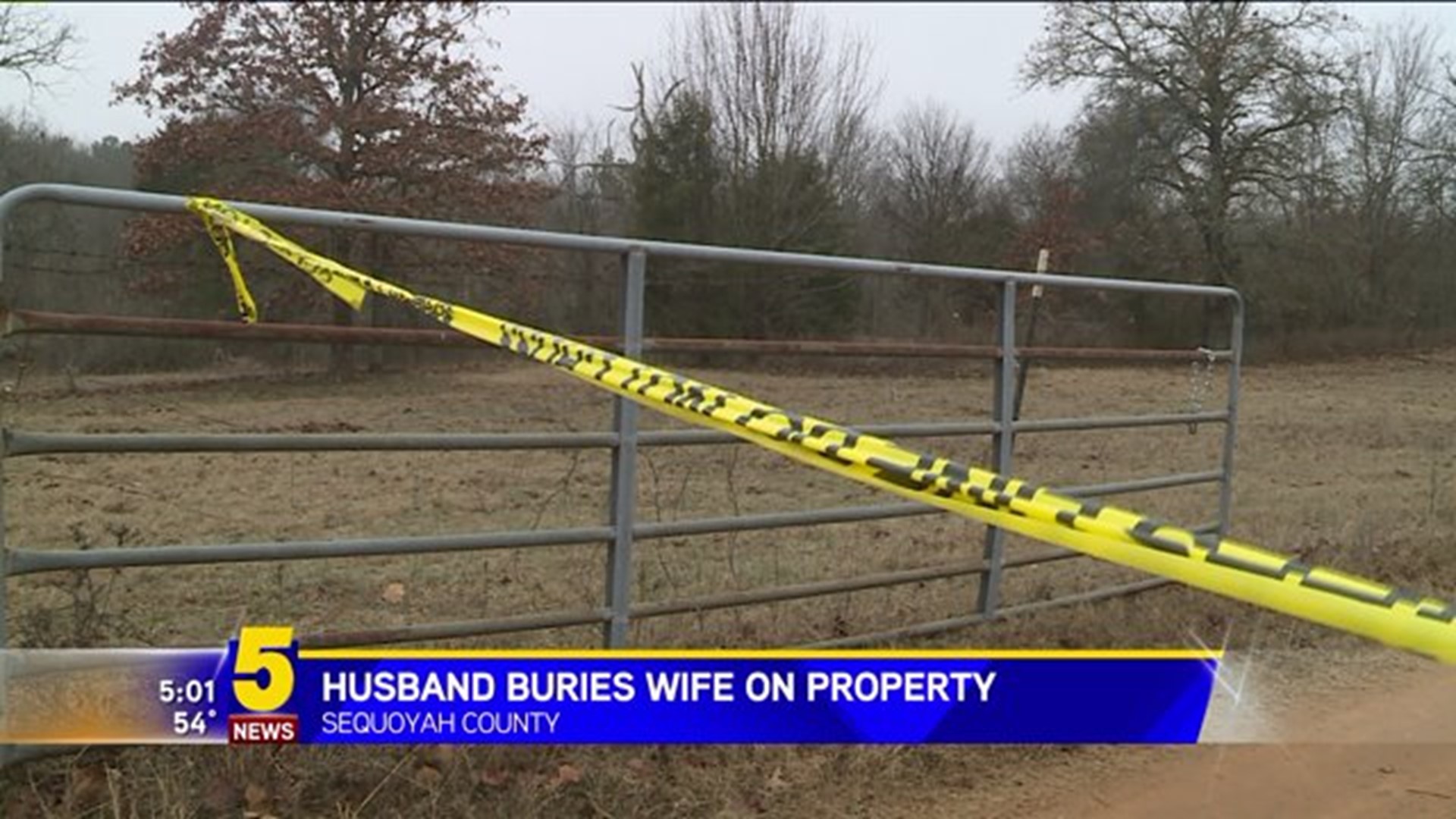 Husband Buries Wife On Property