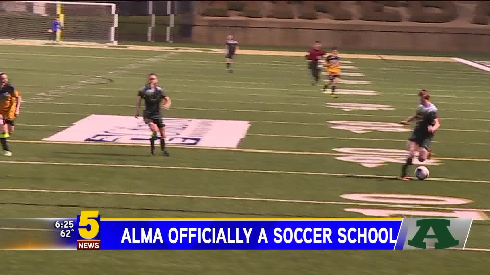 Alma launches soccer program