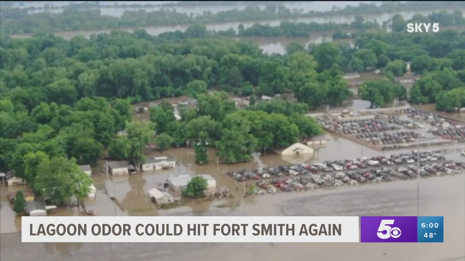 A foul smell could soon again hit Fort Smith during the lagoon clean out