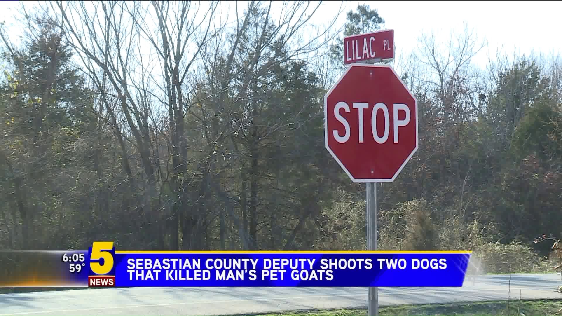 Sebastian County Deputy Shoots Two Dogs That Killed A Man`s Pet Goats