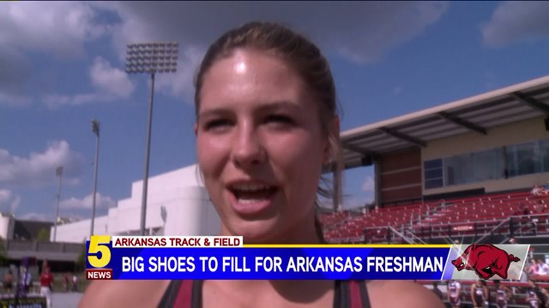 Lexi Weeks Filling Big Pole Vault Shoes For Arkansas