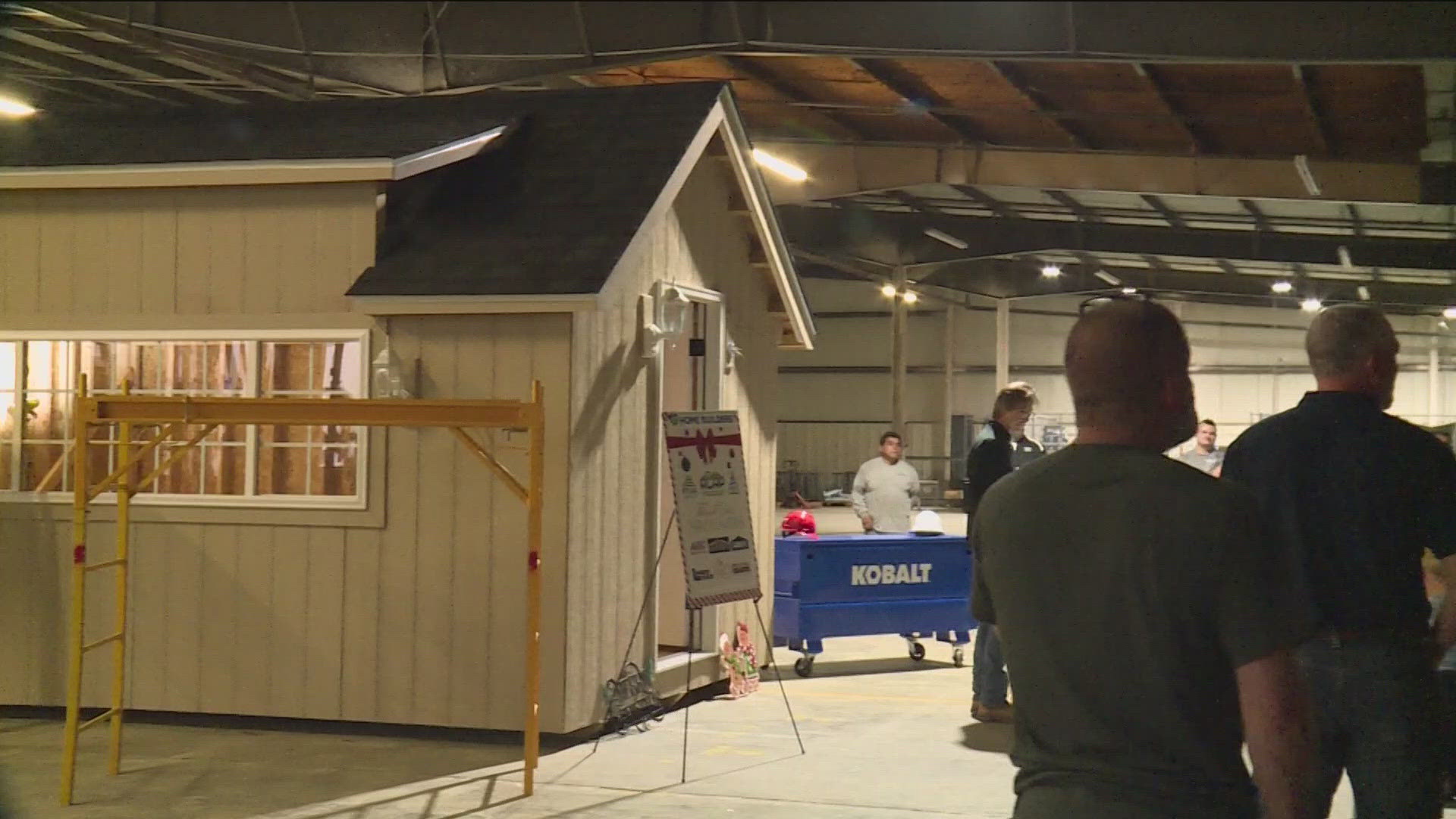 "I believe Santa will be very proud to reside in this house in Fort Smith at the Ice Skating Rink this year," Rocky Walker said.