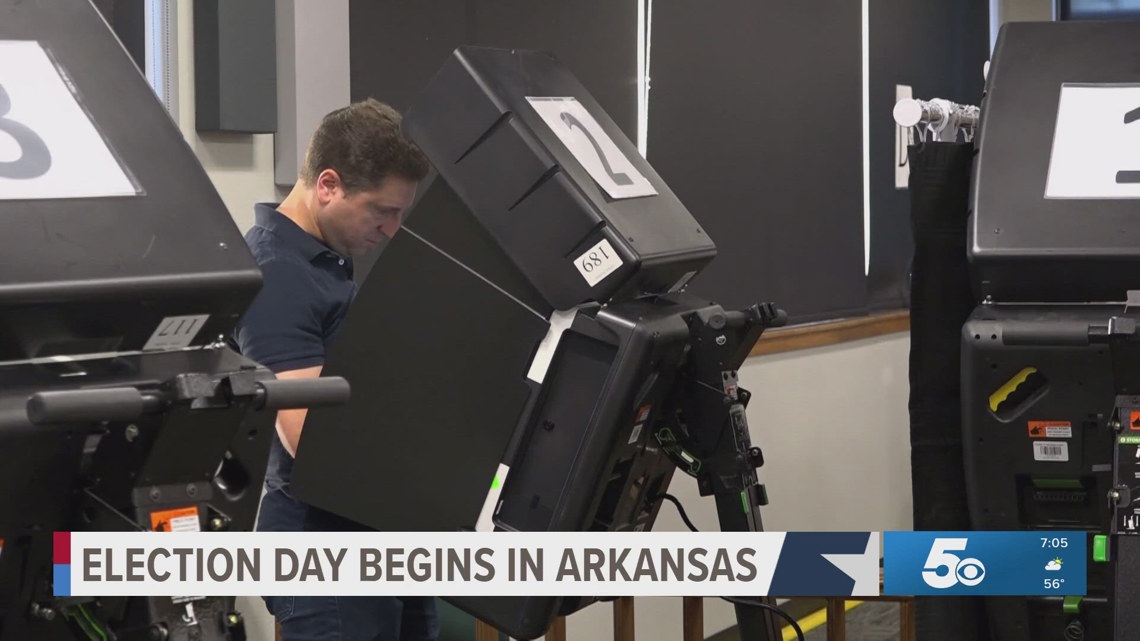 Election Day is underway in Arkansas as polls open for 2026 primary ...