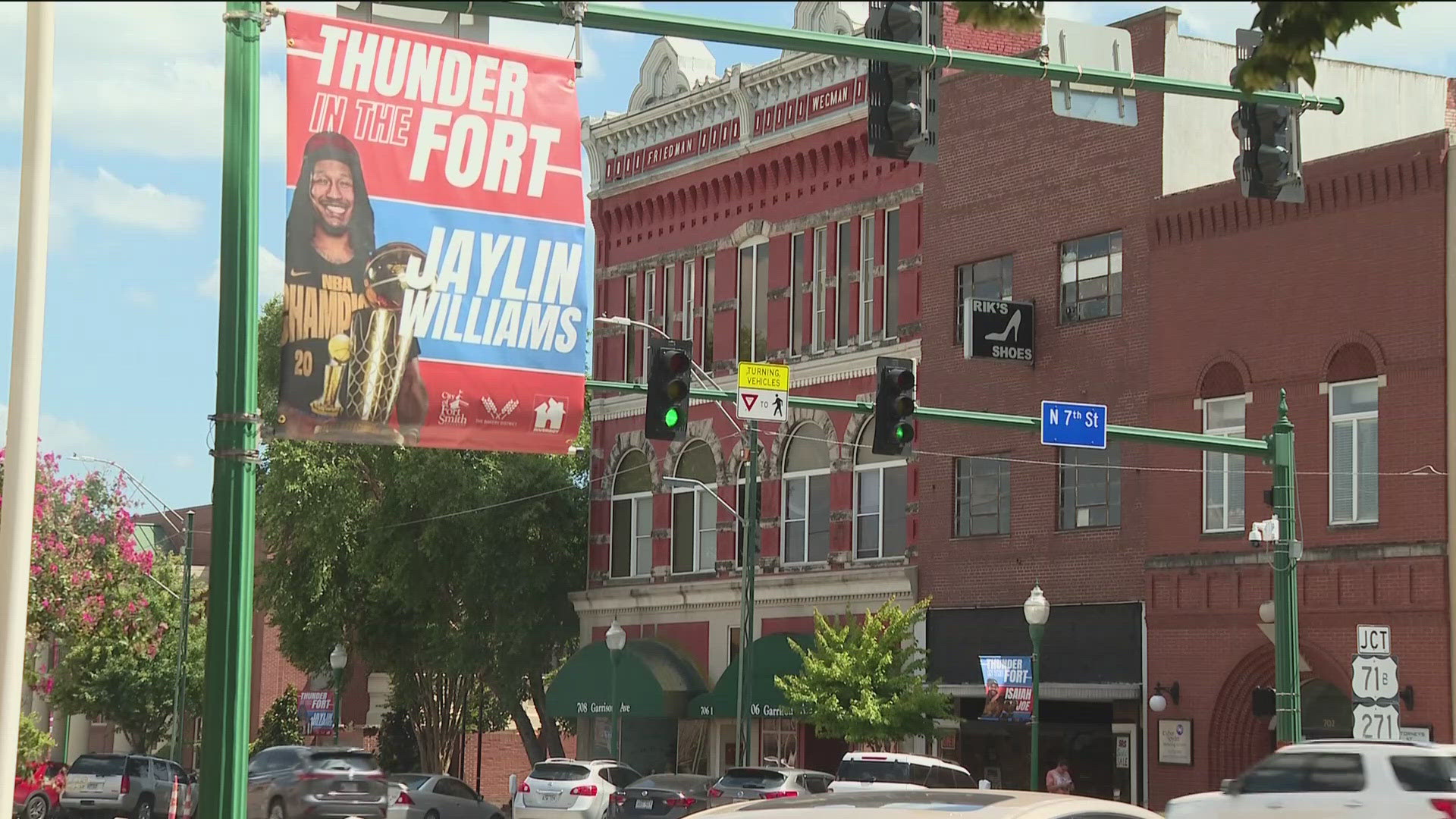 The event will celebrate NBA champs and Fort Smith natives, Jaylin Williams and Isaiah Joe. 