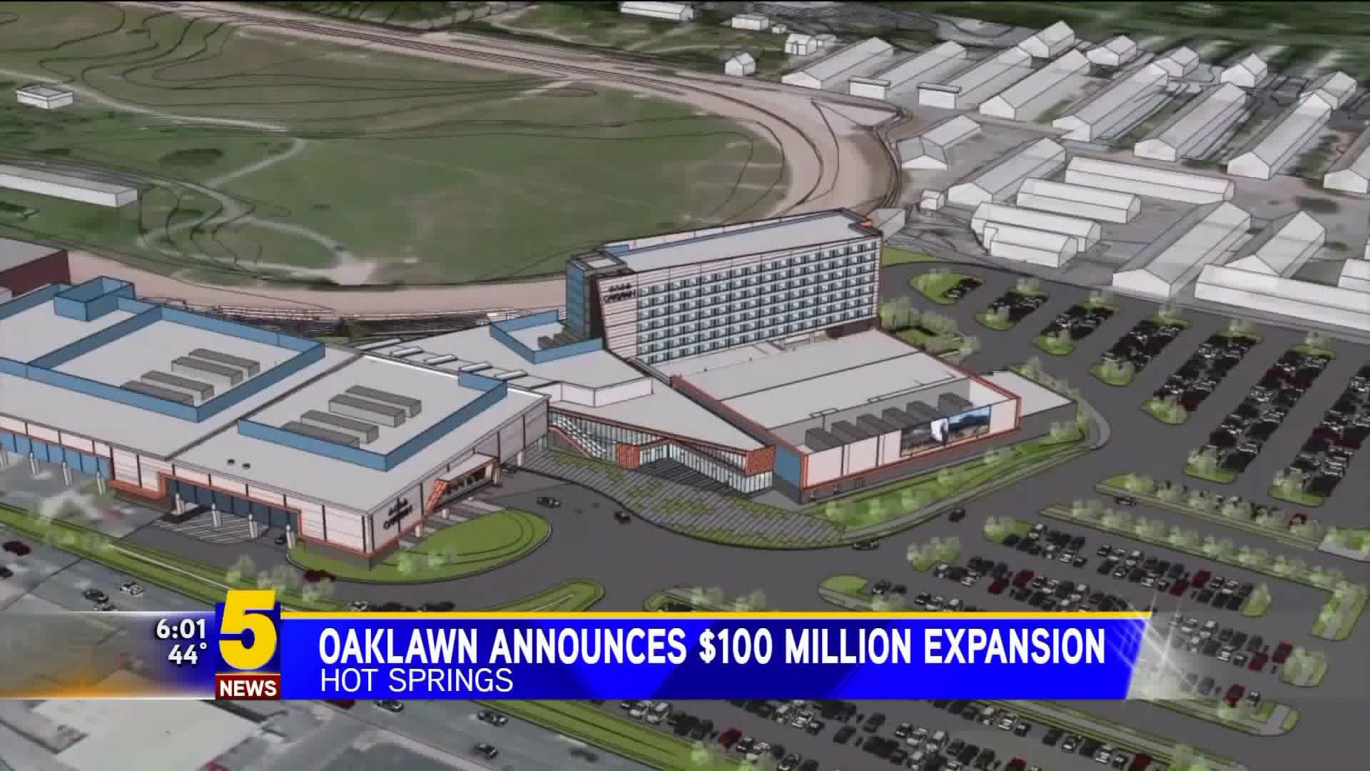Oaklawn Announces $100 Million Expansion