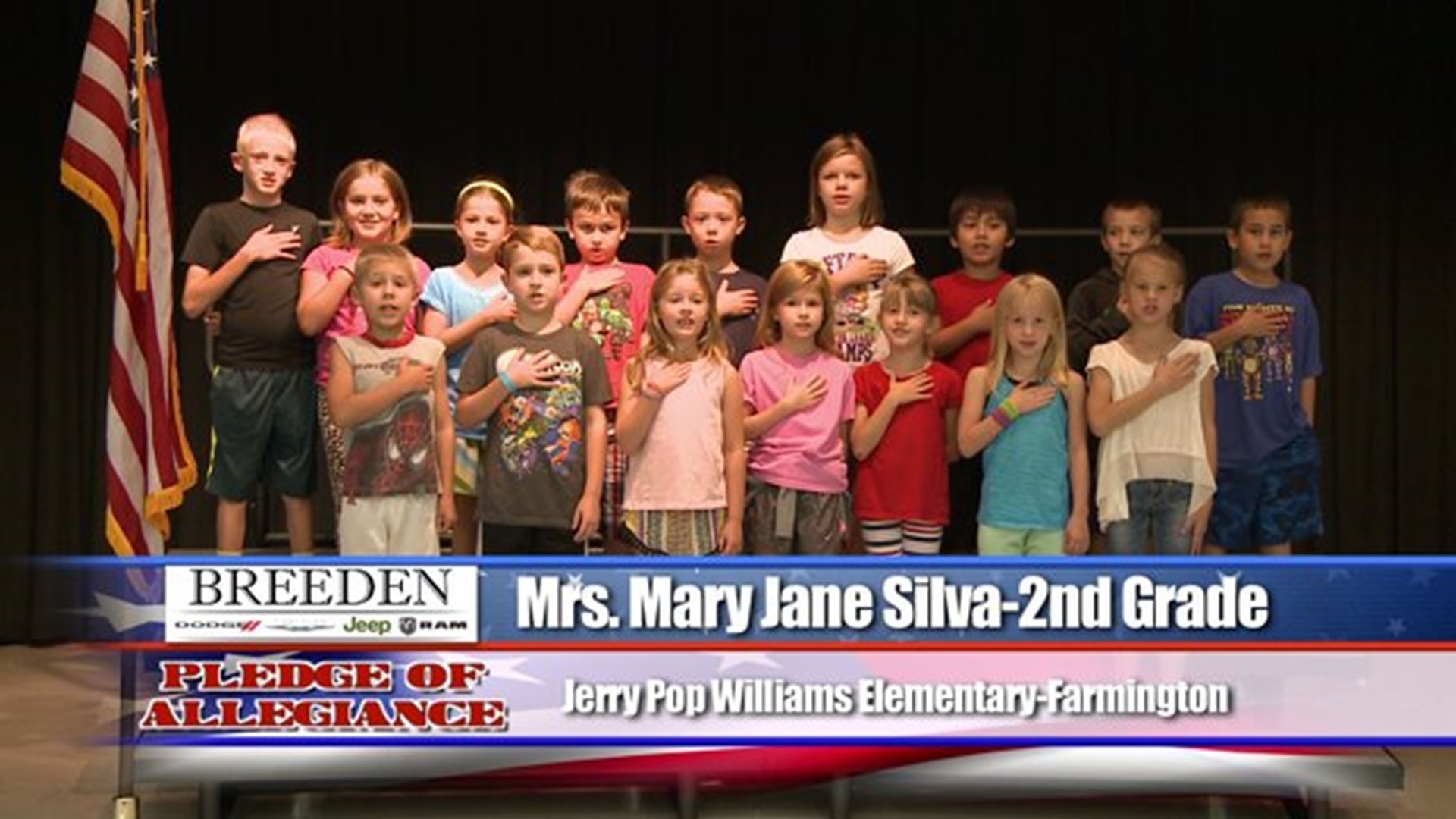 Jerry Pop Williams Elementary, Farmington - Mrs. Mary Jane Silva - 2nd Grade