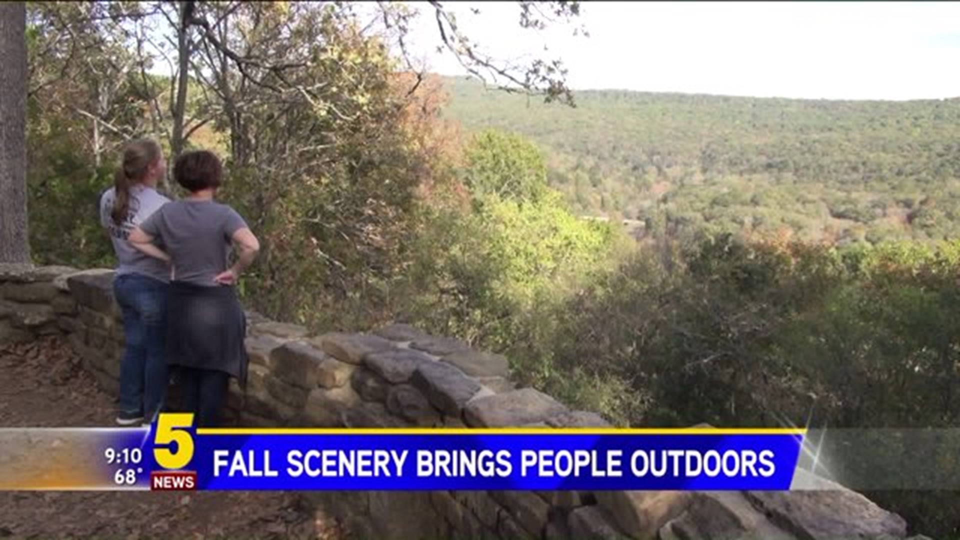 Fall Scenery Brings People Outdoors