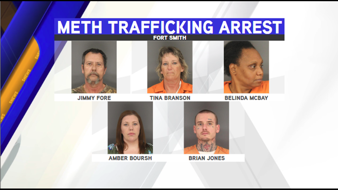 7 People Sentenced In Fort Smith Meth Trafficking Ring