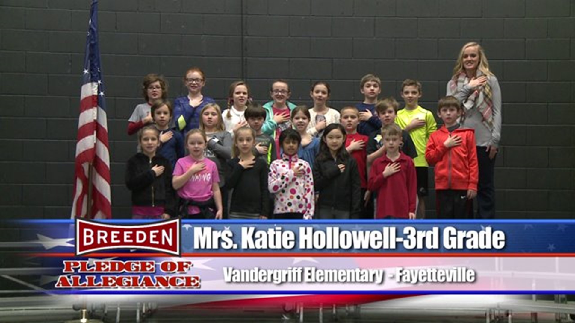 Vandergriff Elementary, Fayetteville - Mrs. Katie Hollowell - 3rd Grade