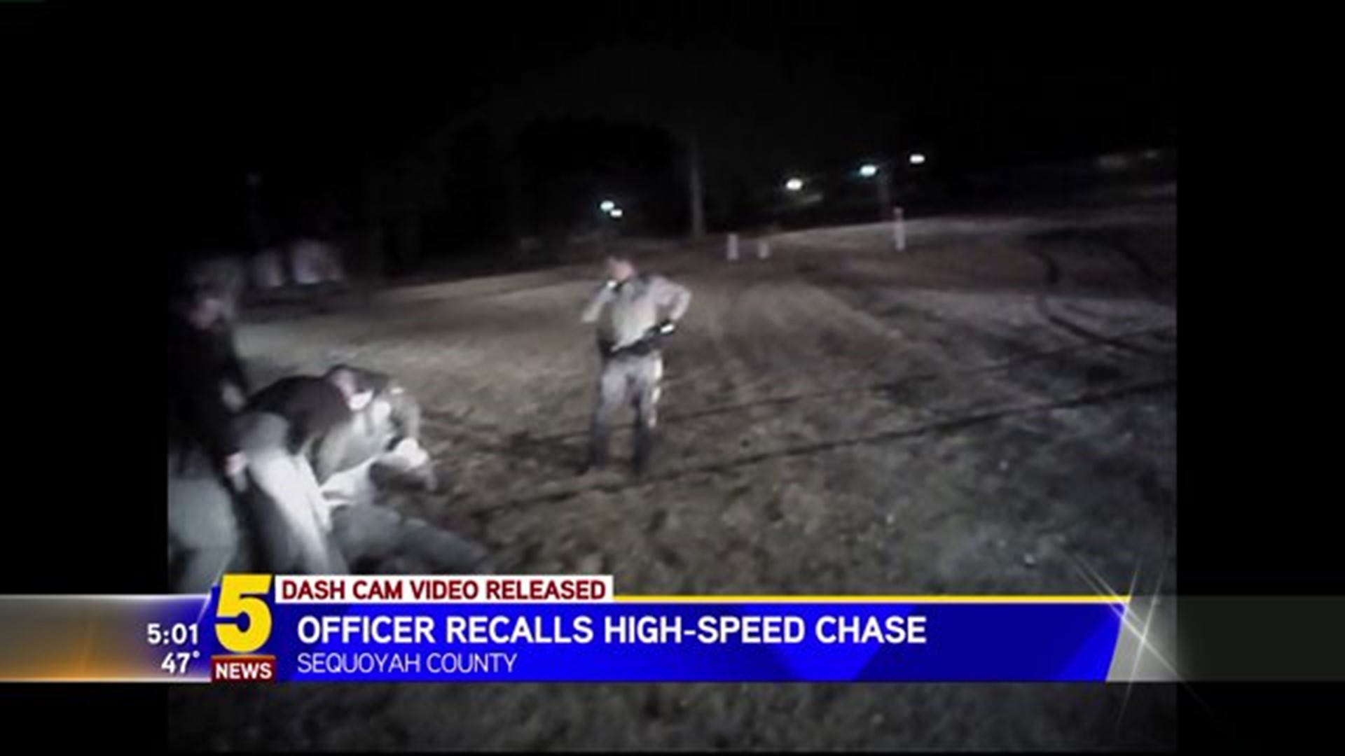 Muldrow Police Release Dash Cam Video Of High Speed Chase