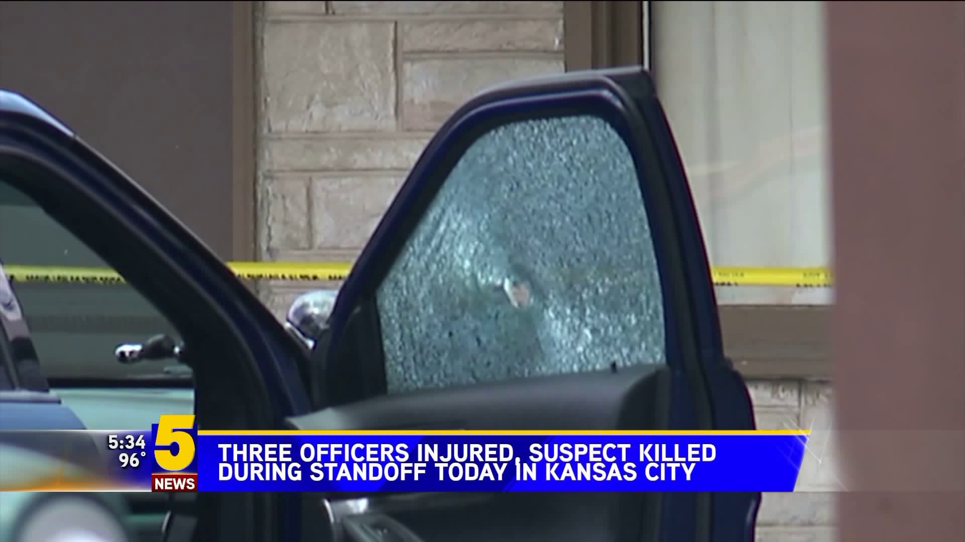 KC Officers Shot; Suspect Killed