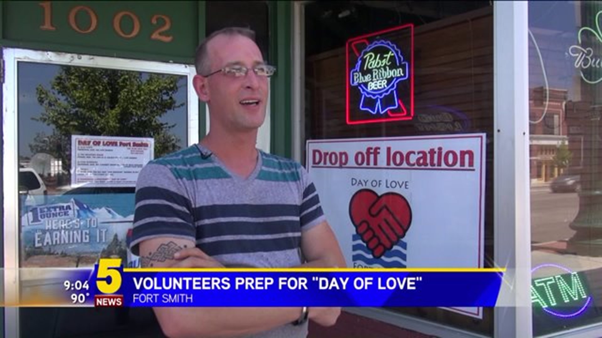 Volunteers Prepare for Day of Love