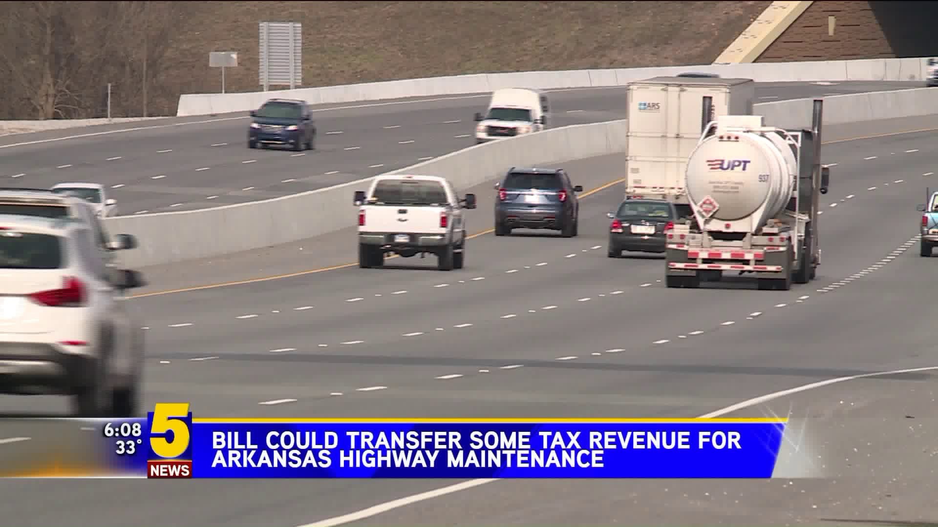 Bill Would Transfer Some Tax Revenue To Fund Arkansas Highway Maintenance