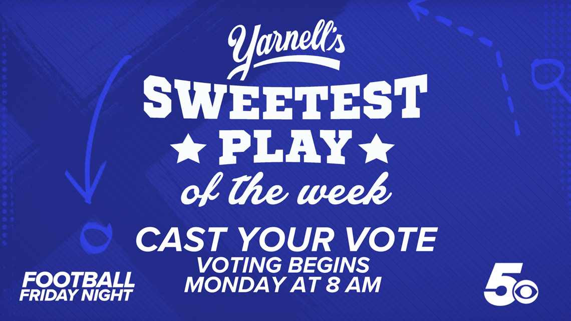 Week 3: Vote for Sweetest Play of the Week, sponsored by Yarnell's