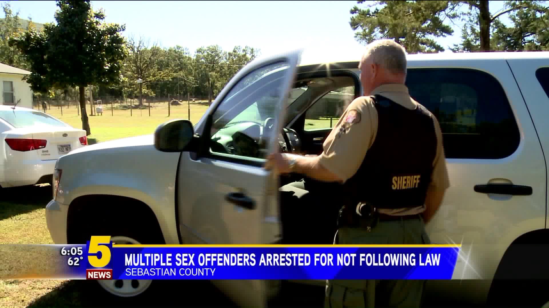Multiple Sex Offenders Arrested