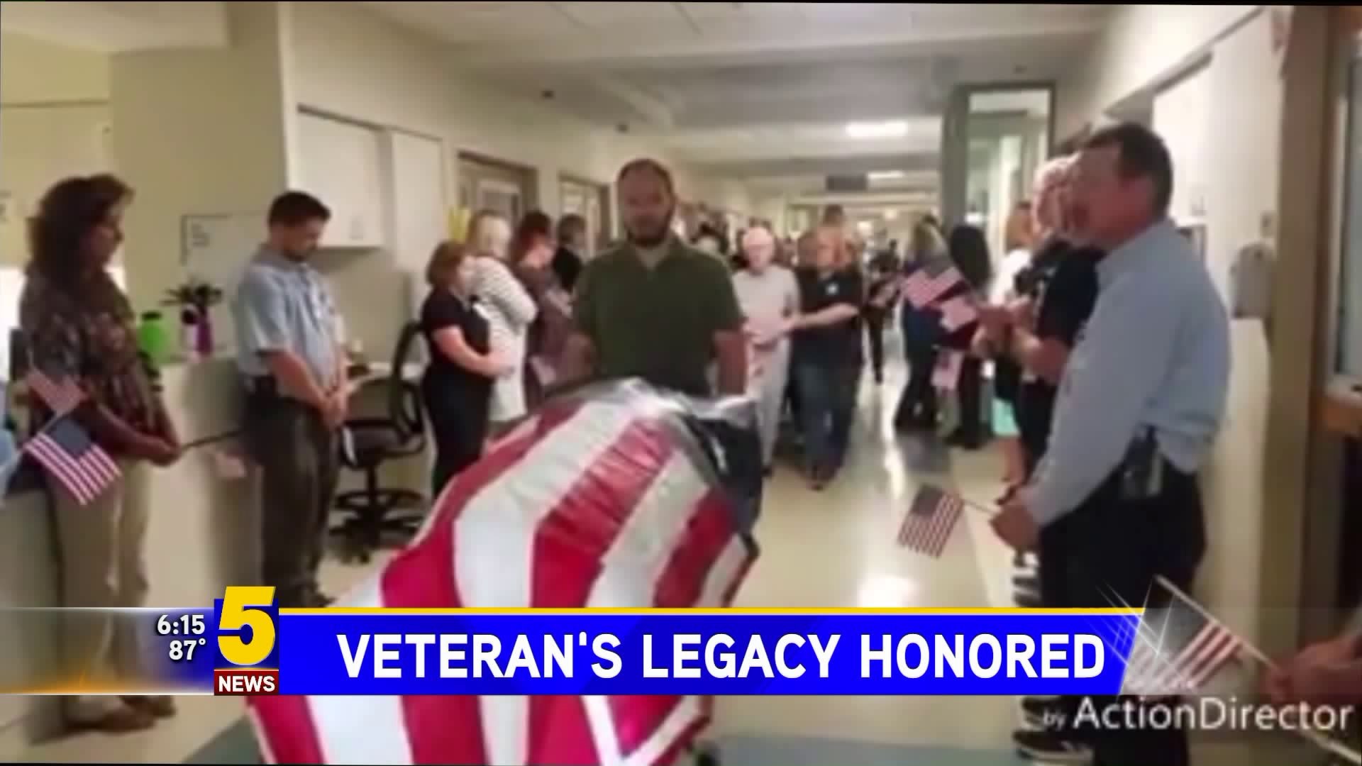 Veteran`s Legacy Honored By Local Hospital Staff