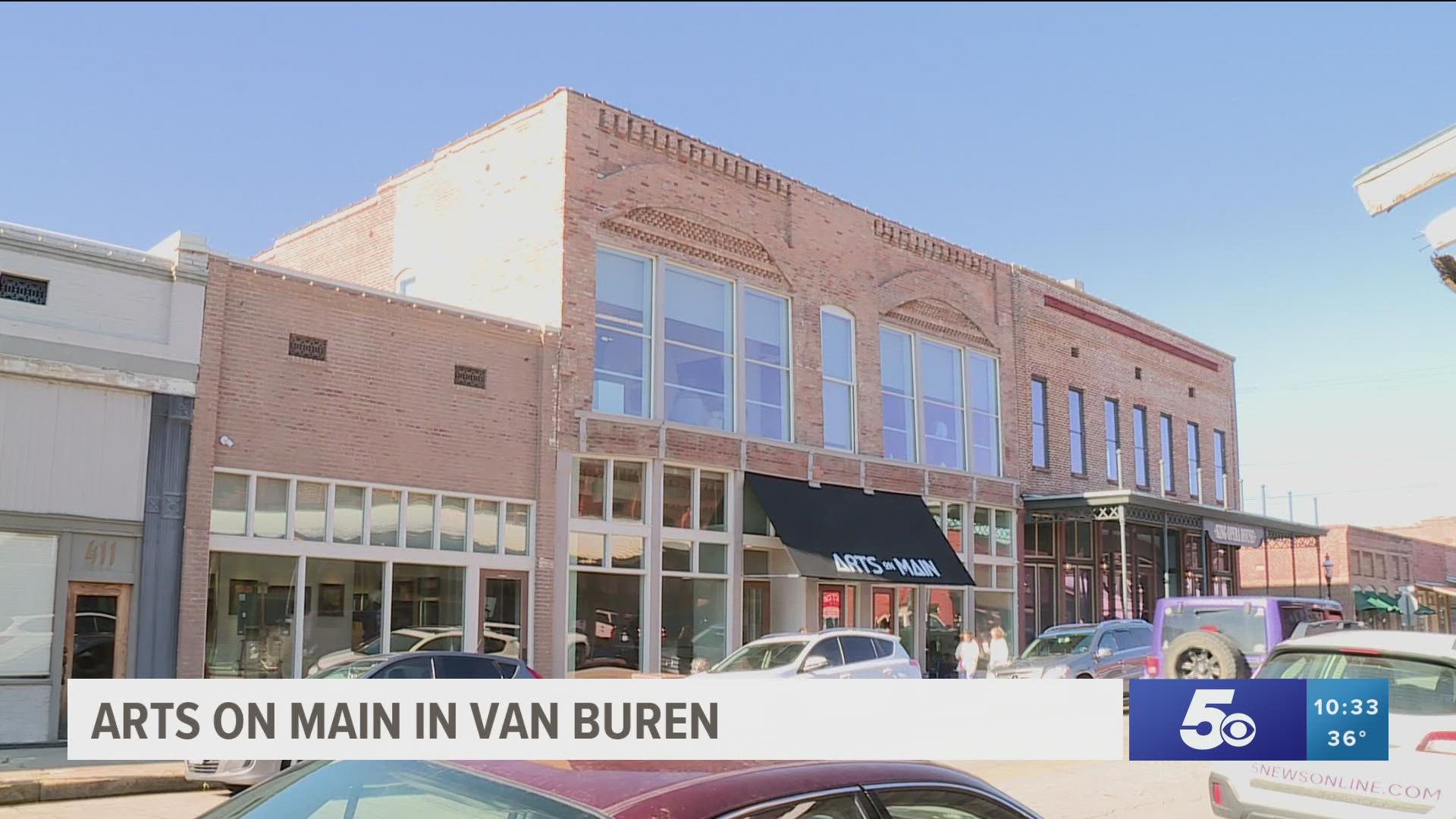 Arts on Main held its grand opening Saturday in Van Buren, giving River Valley residents a chance to view local art and get a hands-on experience.