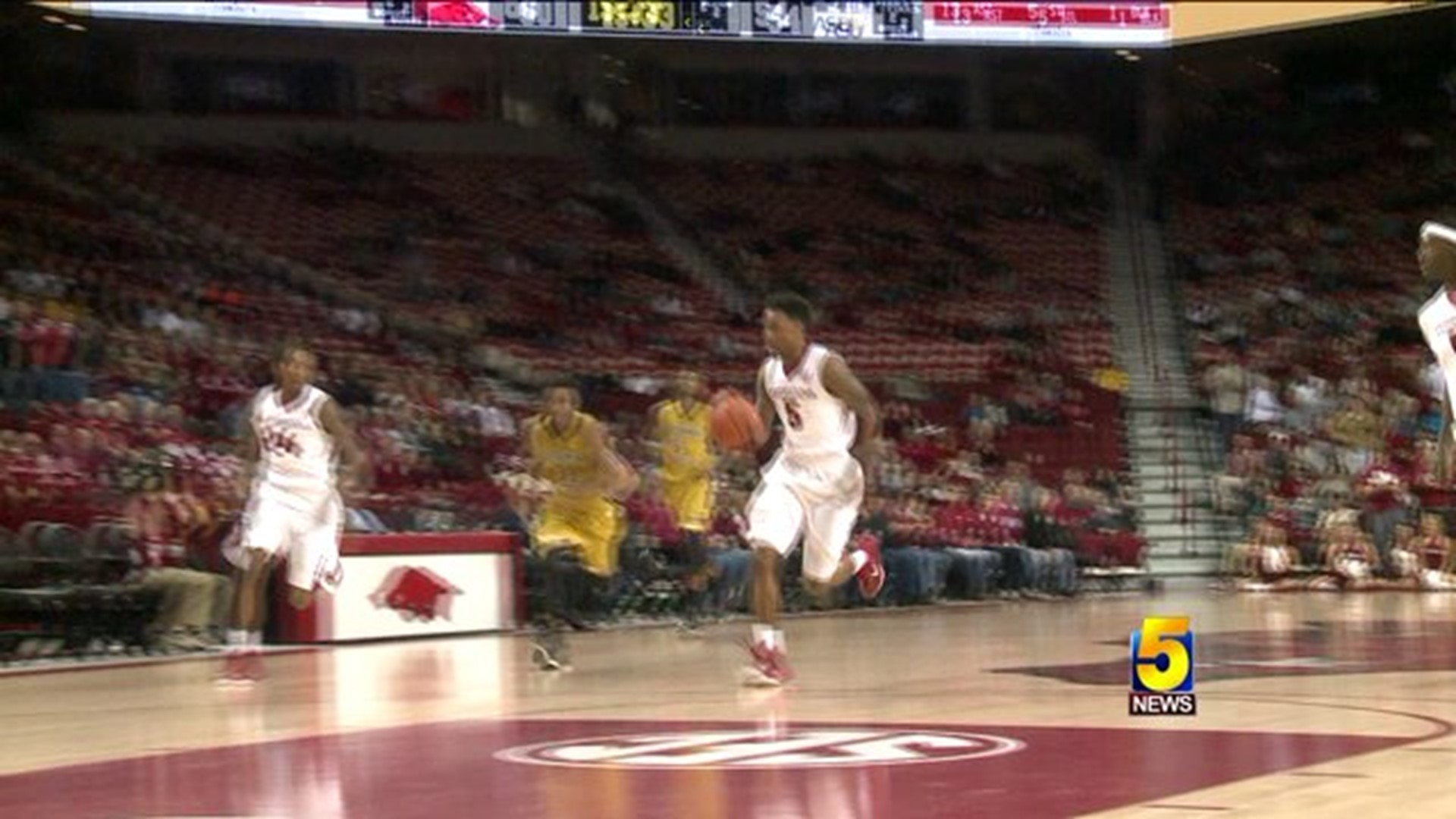 Hogs Pull Away From Alabama State