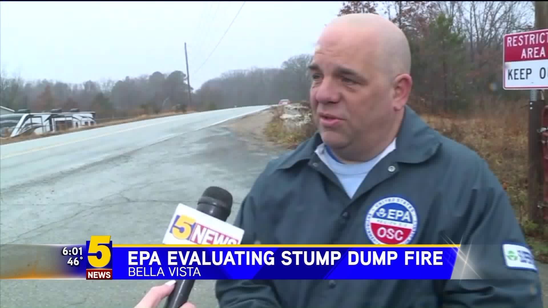 EPA Evaluating Stump Dump Fire In Bella Vista