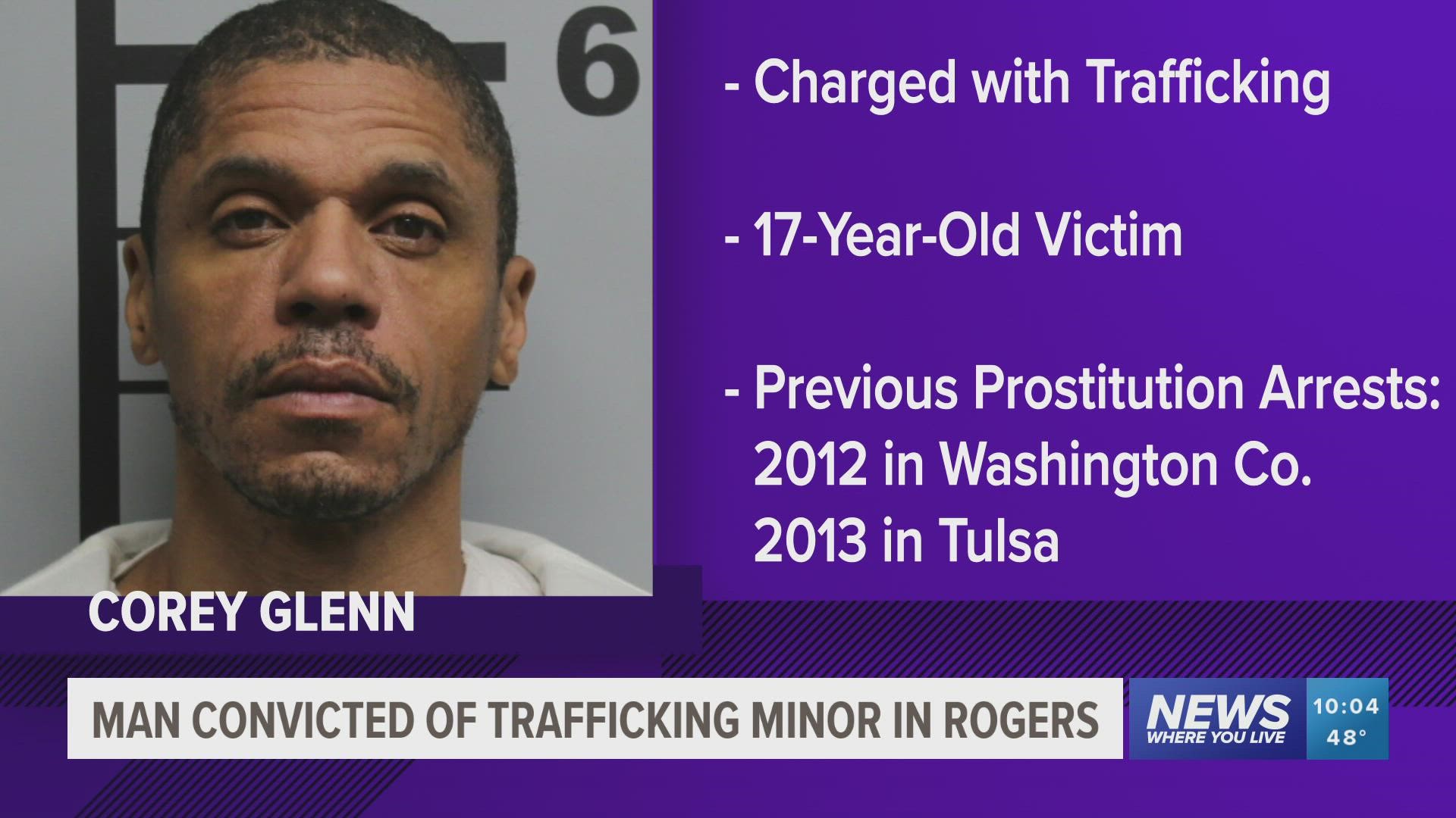 A man has been convicted for running a prostitution ring out of a home in Rogers, Ark.