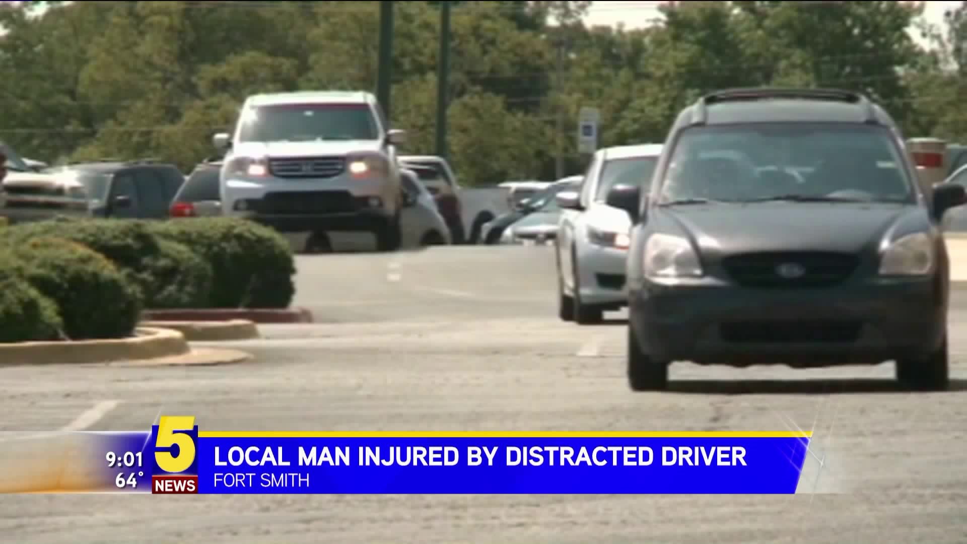 Local Man Injured By Distracted Driver