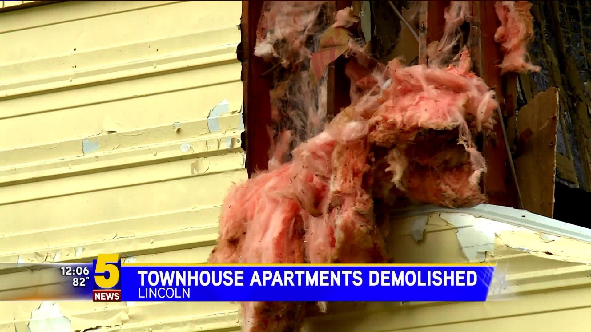 Townhouse Apartments Demolished