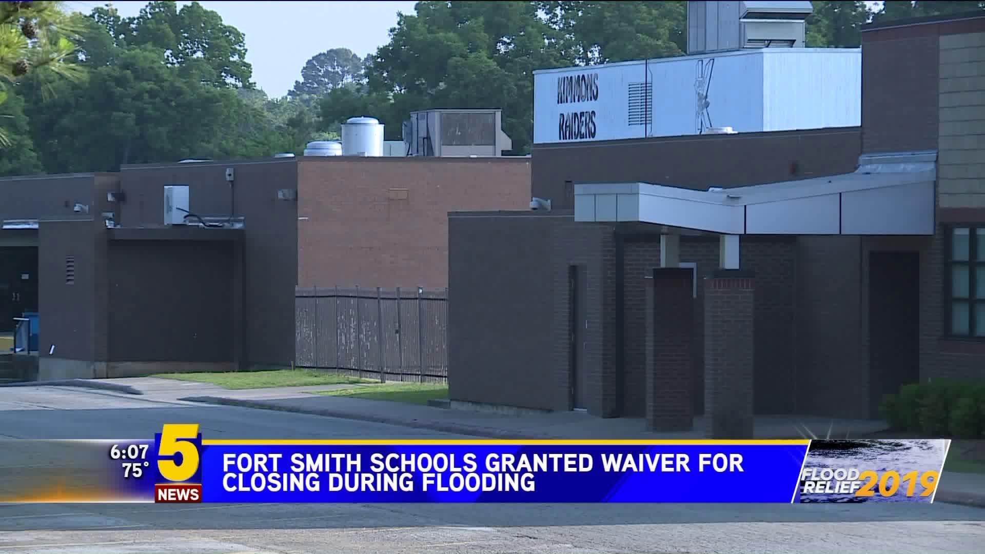 Fort Smith Schools Granted Waiver for Closing During Flooding