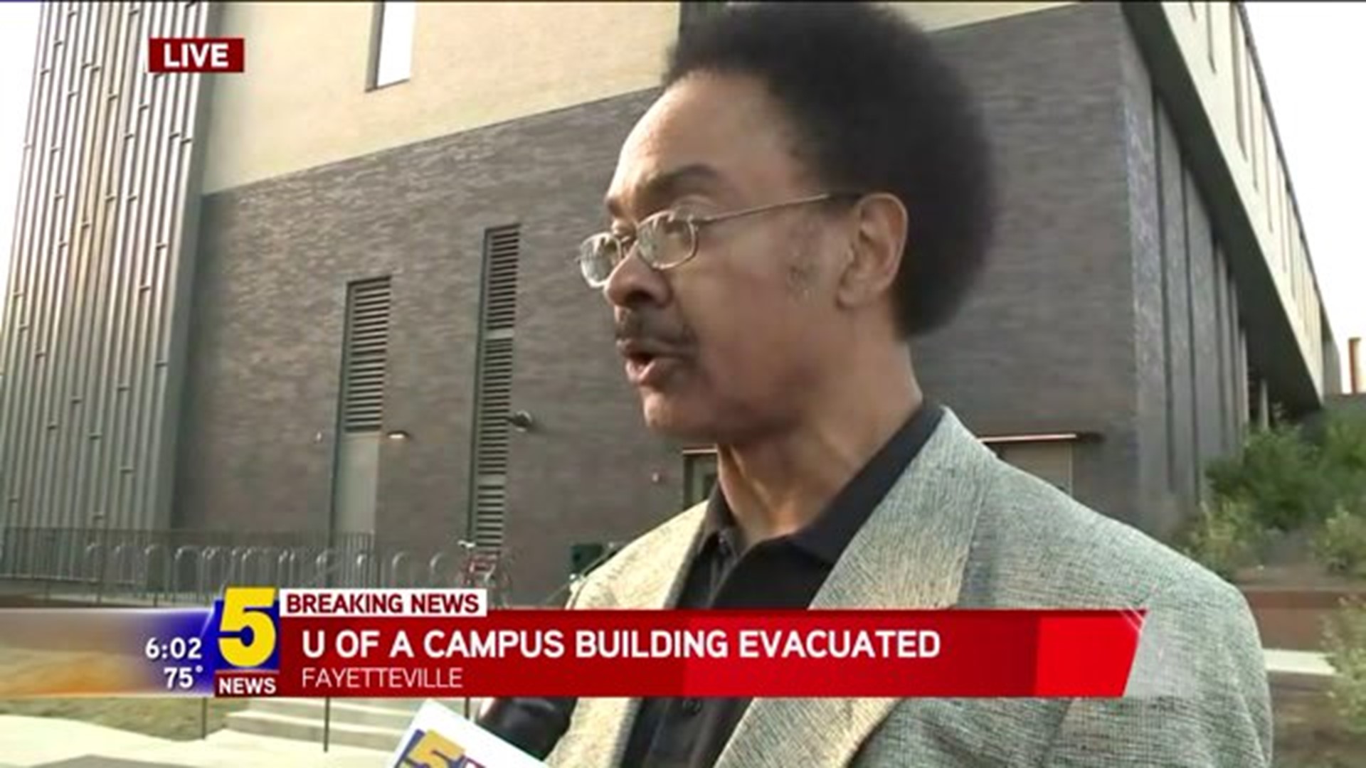 U Of A Campus Building Evacuated
