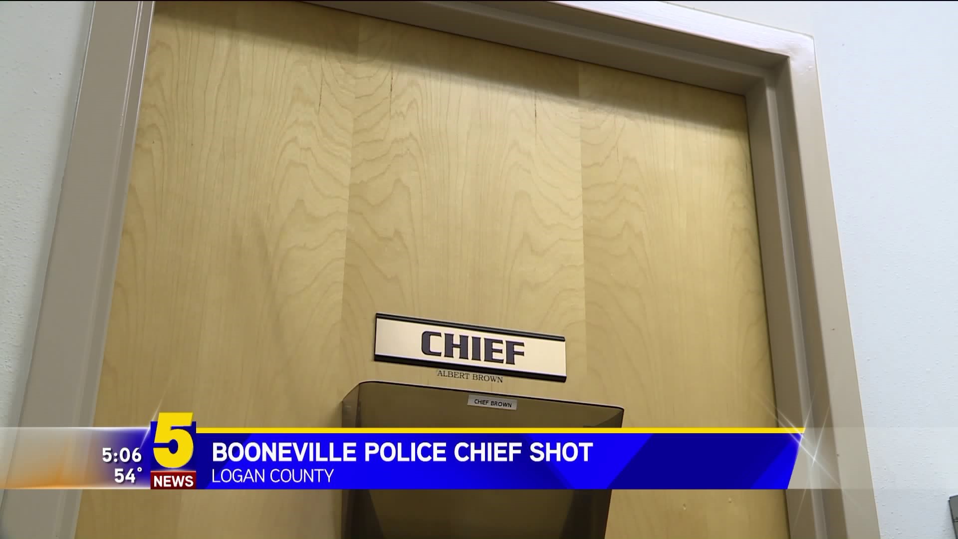 Booneville Police Chief Shot