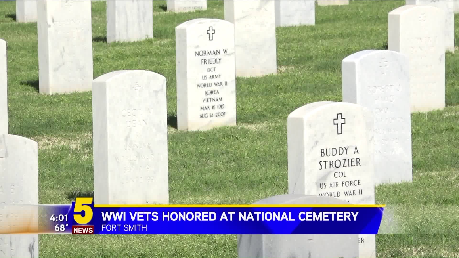 WWI Veterans Honored At National Cemetery