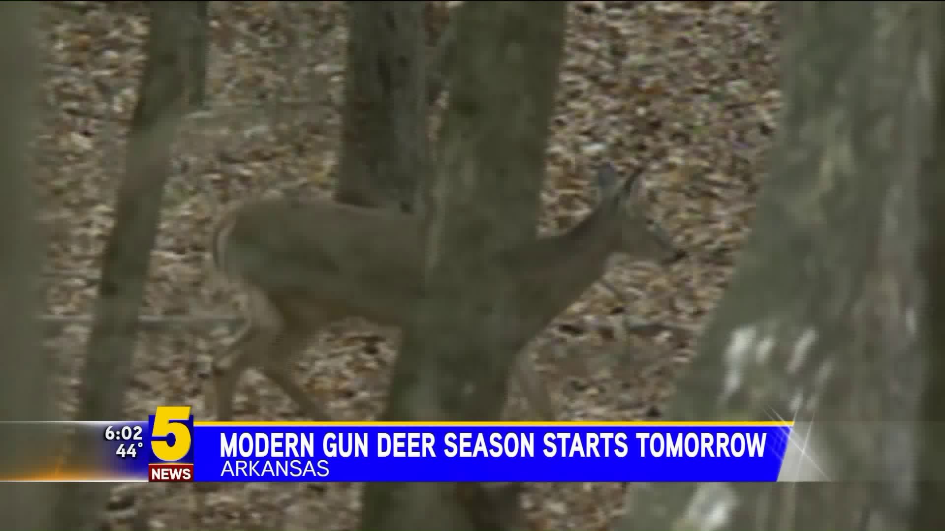 Modern Gun Deer Season Begins Tomorrow