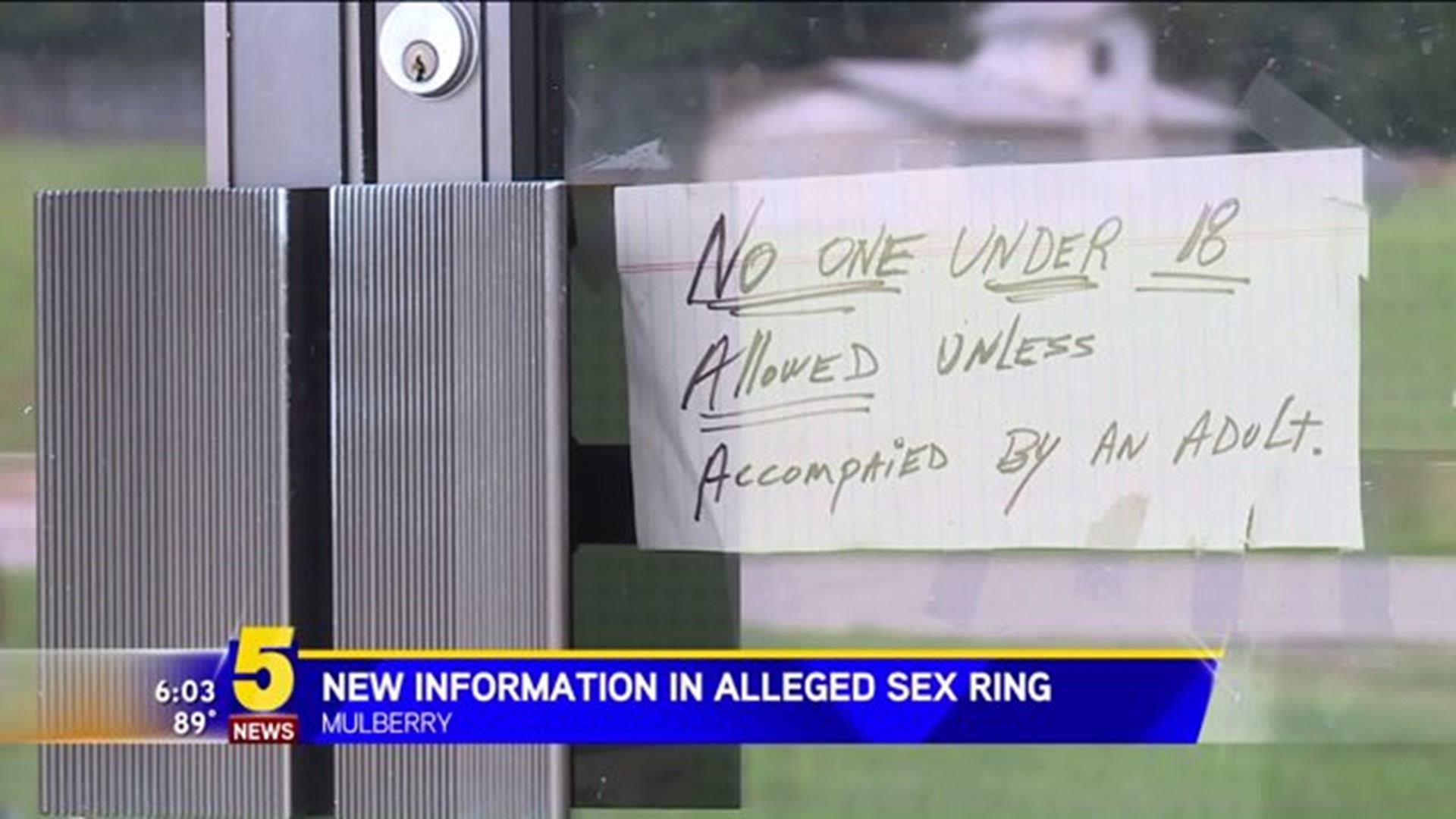 New Information In Alleged Sex Ring