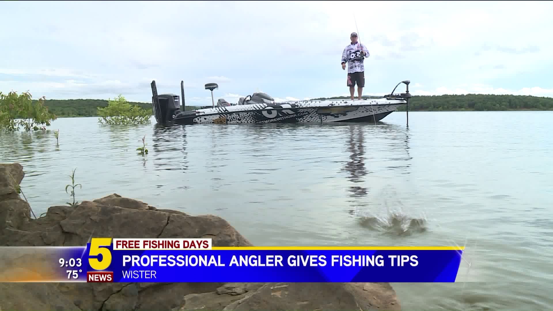 Professional Angler Gives Fishing Tips
